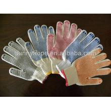 Guantes punteados pvc